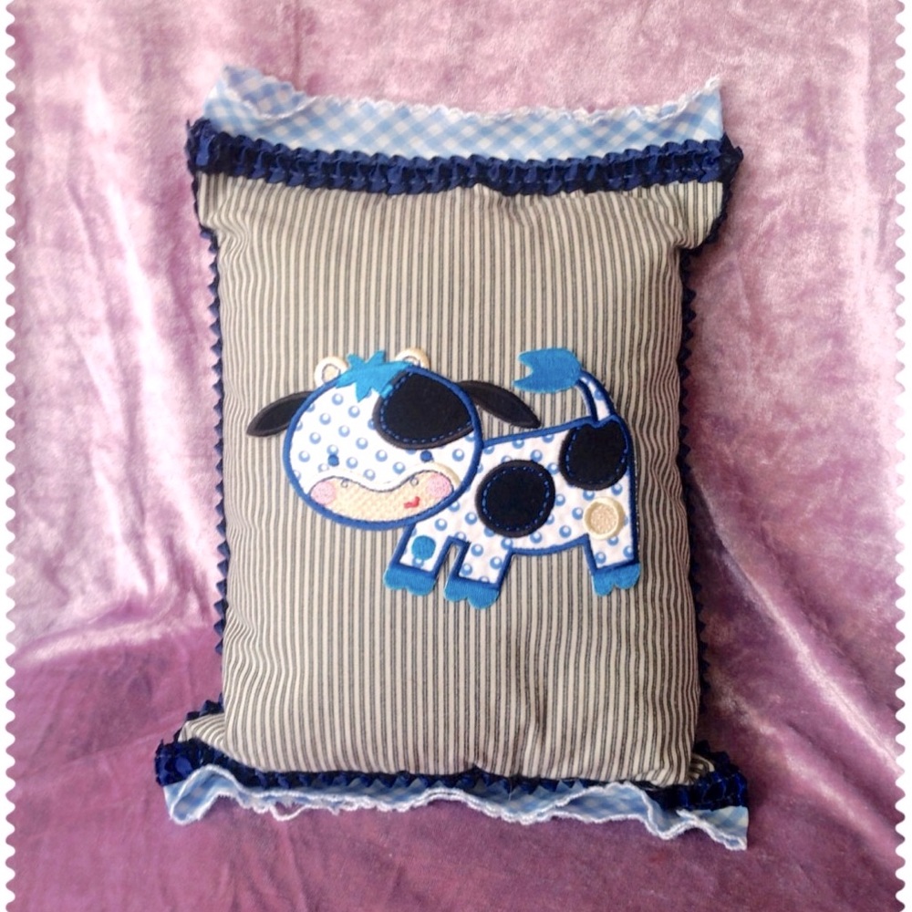 Hand Crafted  Cow Pillow— Baby Powder & Bamboo Scented  Child At Heart - Picture 2 of 8